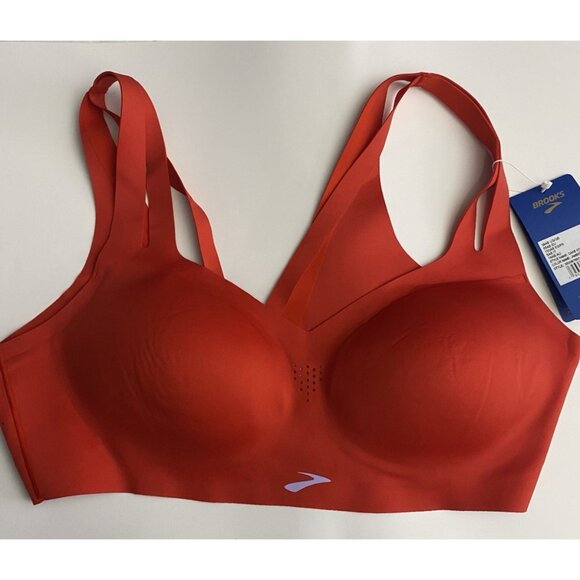 Brooks 38 A/B Dare Strappy Run Jamberry Chafe Free Sports Bra - Picture 5 of 11